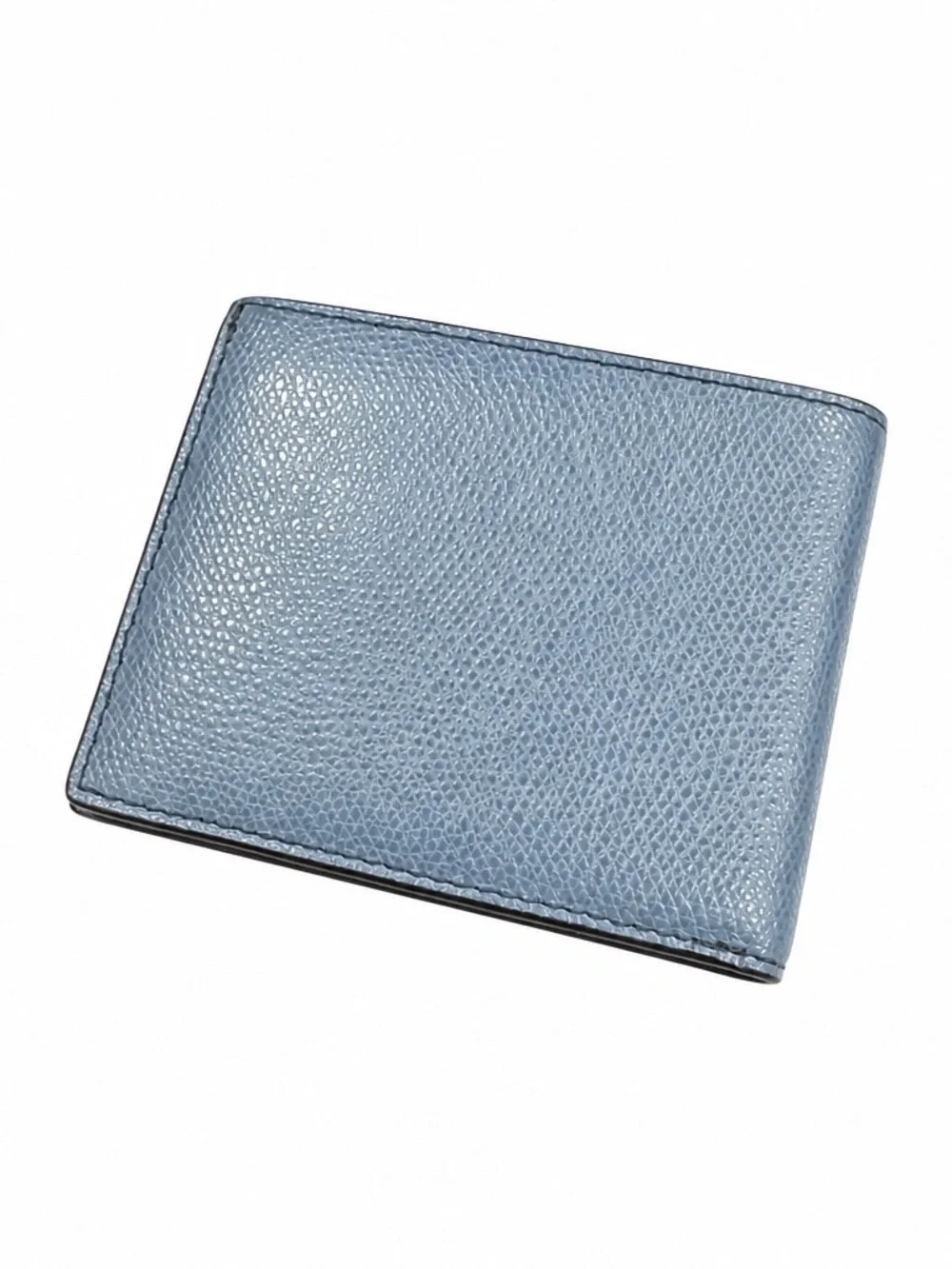 Michael Kors Men's Pebbled Leather Bifold Wallet in Dusty Blue